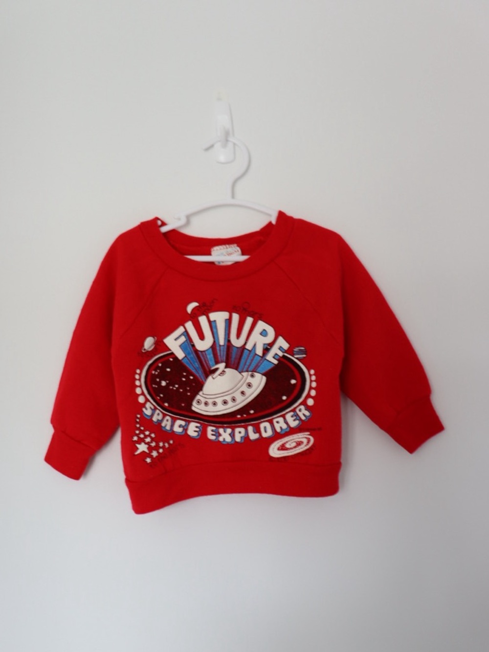 Vintage future space explorer Freedom Kids Made in USA Sweatshirt